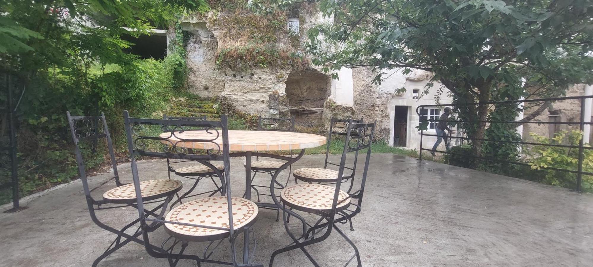 Troglo Entre Caves Et Chateaux Montlouis-sur-Loire Buitenkant foto